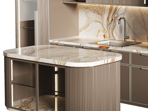 Modern kitchen 13 3D Model