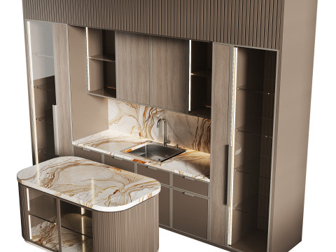 Modern kitchen 13 3D Model