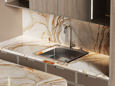 Modern kitchen 13 3D Model