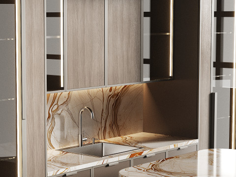 Modern kitchen 13 3D Model