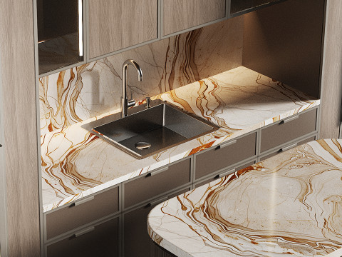 Modern kitchen 13 3D Model