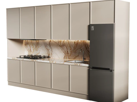 Modern kitchen 14 3D Model