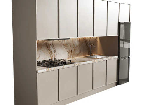 Modern kitchen 14 3D Model