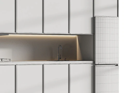 Modern kitchen 14 3D Model
