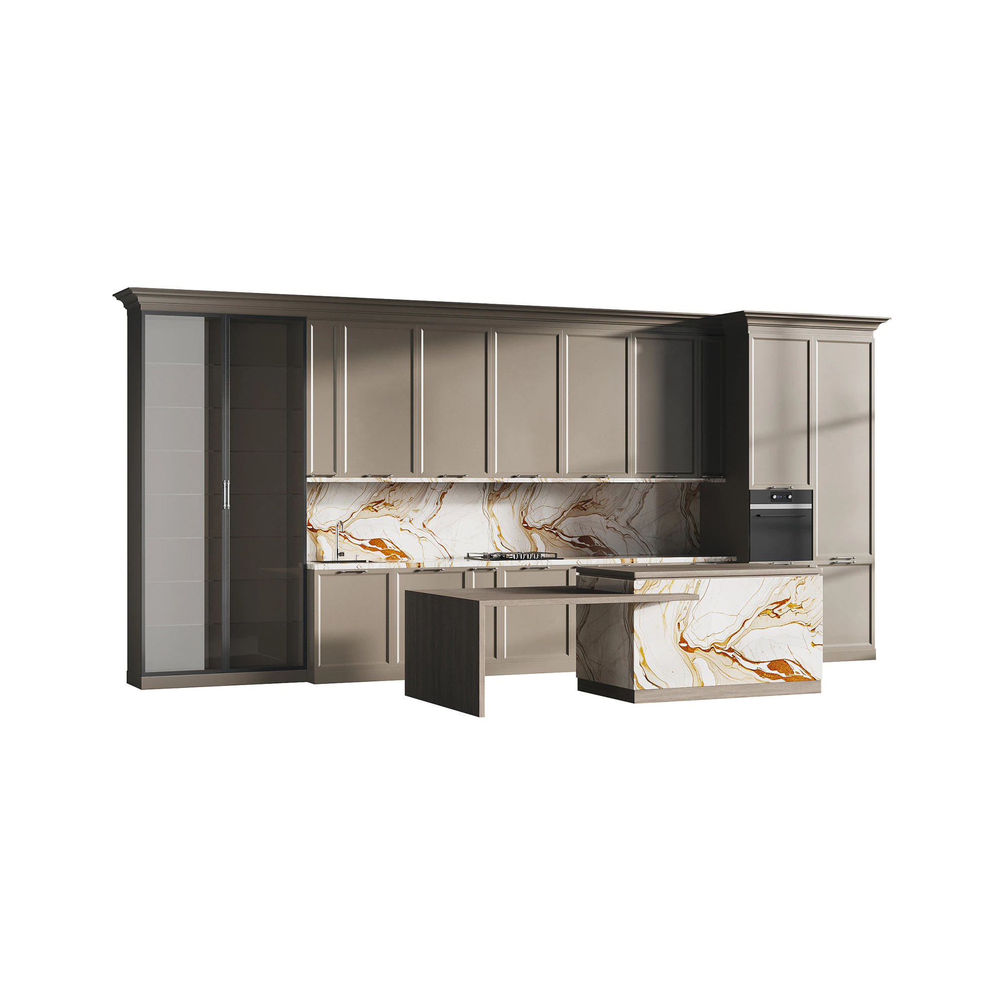 Modern mutfak 15 3D Model .c4d .max .obj .3ds .fbx .stl .blend 