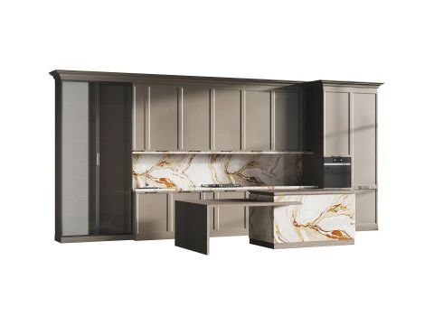 cocina moderna 15 Modelo 3D