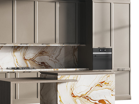 Modern kitchen 15 3D Model