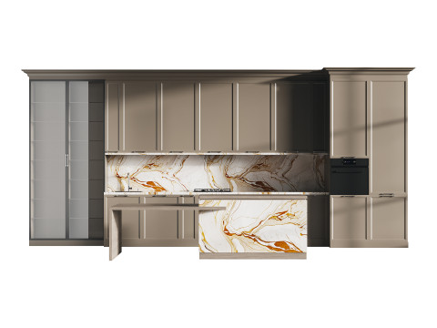 Modern kitchen 15 3D Model