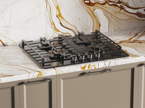 Modern kitchen 15 3D Model