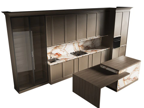 Modern mutfak 15 3D Model