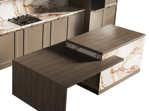 Modern kitchen 15 3D Model
