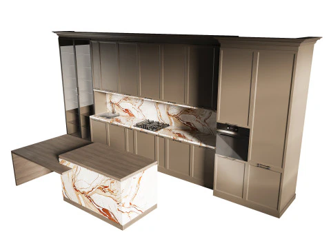 Modern mutfak 15 3D Model