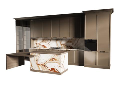 Modern kitchen 15 3D Model