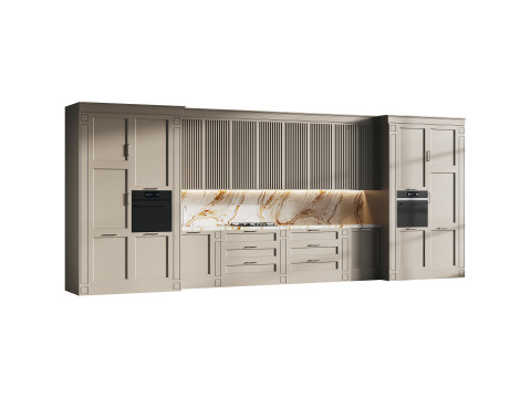 Modern kitchen 16 Model 3D