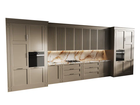 Cucina moderna 16 Modello 3D