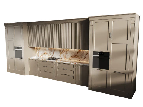 Cucina moderna 16 Modello 3D