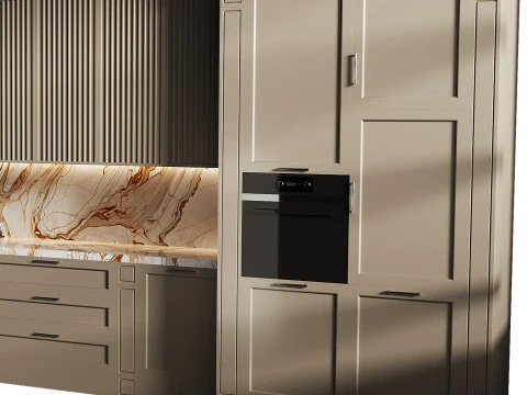 Cucina moderna 16 Modello 3D