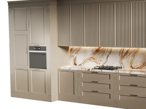 Cucina moderna 16 Modello 3D