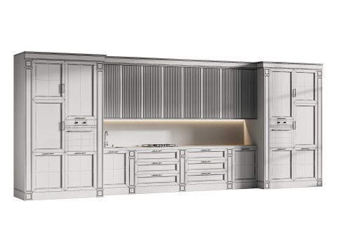 Modern kitchen 16 Modèle 3D
