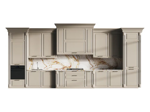 Modern kitchen 17 3D Model