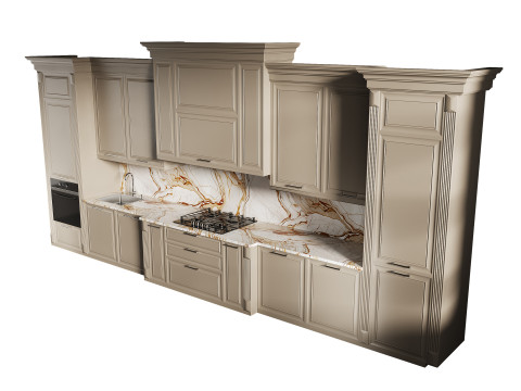 Modern kitchen 17 3D 모델