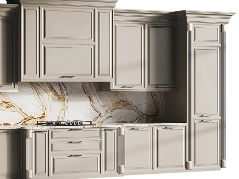 Modern kitchen 17 3D Model
