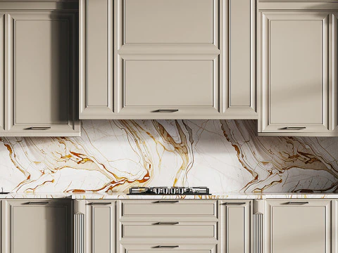 Modern kitchen 17 3D Model