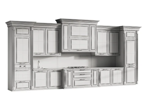 Modern kitchen 17 3D Model