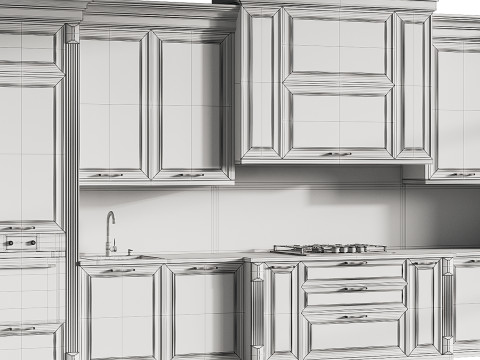 Modern kitchen 17 3D 모델