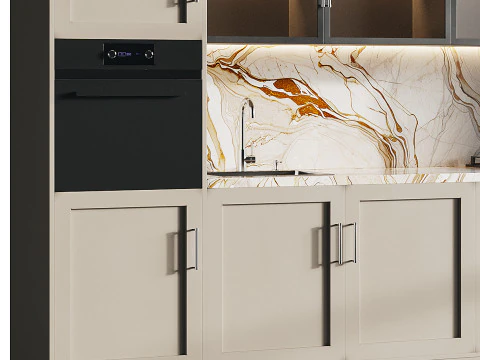 Modern kitchen 18 3D Model