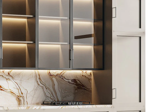 Modern kitchen 18 3D Model