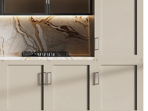 Modern kitchen 18 3D Model
