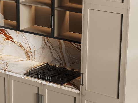 Modern kitchen 18 Modelo 3D