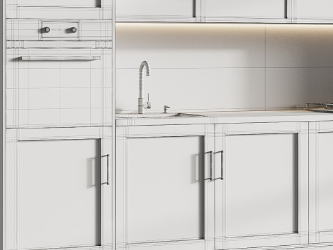 Modern kitchen 18 Modelo 3D