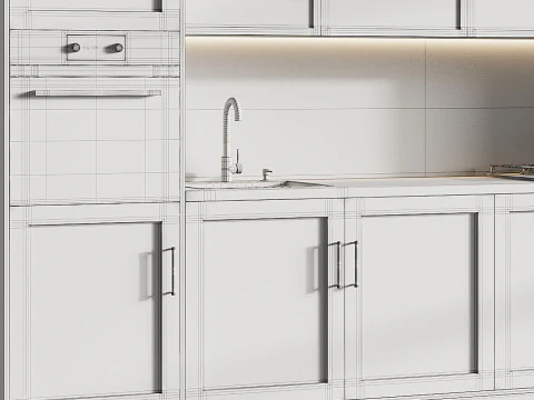Modern kitchen 18 3D Model