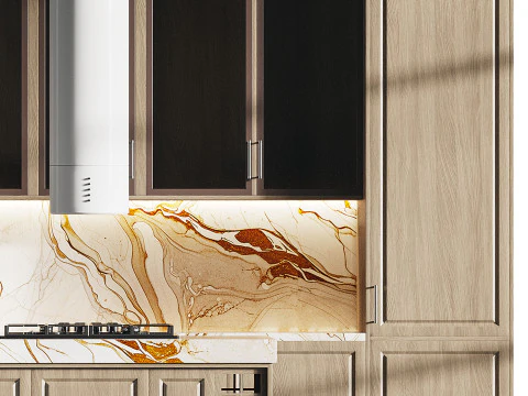 Modern kitchen 19 3D Model