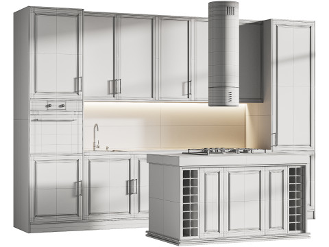 Modern kitchen 19 Modèle 3D