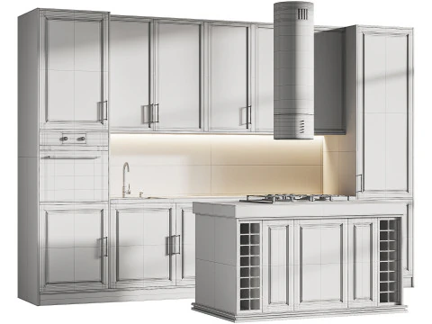 Modern kitchen 19 3D Model