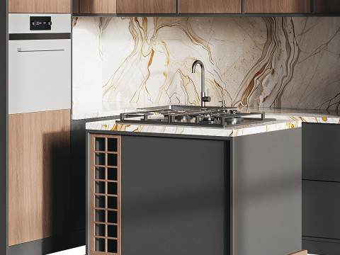 Modern kitchen 20 3D Model