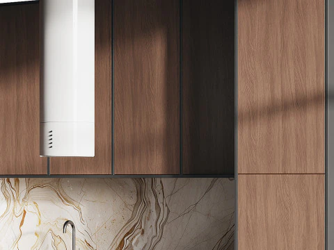 Cucina moderna 20 Modello 3D