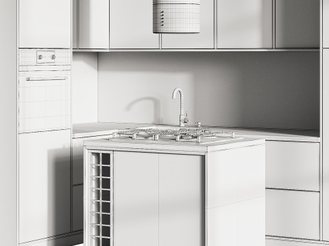 Modern kitchen 20 3D Model