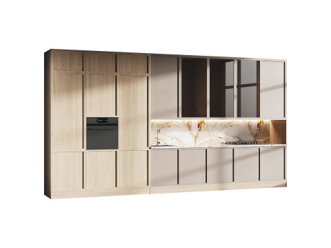Modern kitchen 21 Model 3D