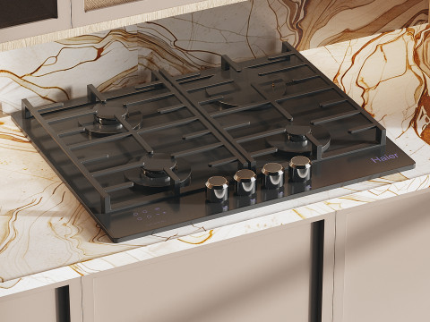 Modern kitchen 21 3D Model