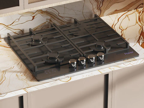 Moderne keuken 21 3D Model