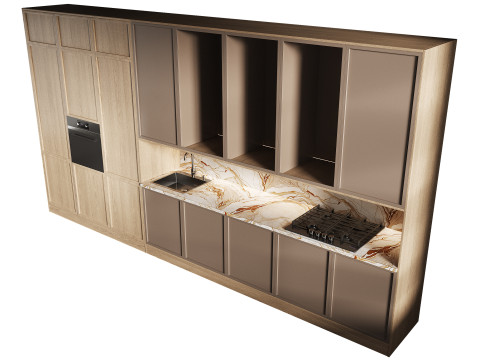 Modern kitchen 21 3D Model