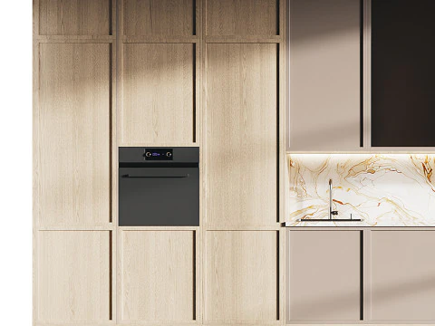 Moderne keuken 21 3D Model