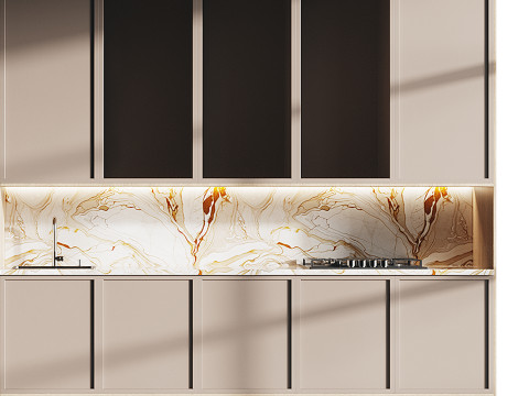 Modern kitchen 21 3D Model