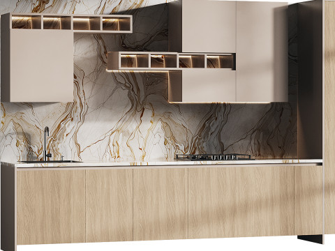 Modern kitchen 22 3D Model