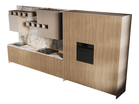 Modern kitchen 22 3D Model
