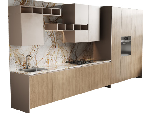 Modern kitchen 22 3D Model